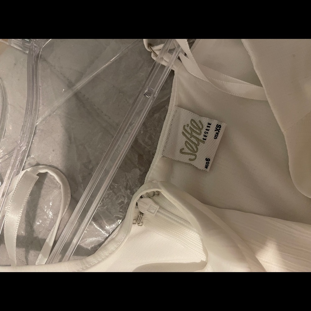 White Ruffle Dress - Picture 9 of 9